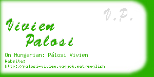 vivien palosi business card